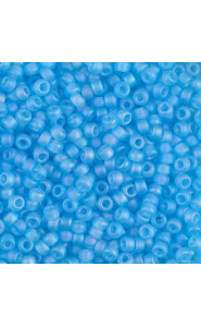 Miyuki rocailles Perlen 8/0 - Matte transparent aqua ab 8-148FR